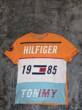 Tommy Hilfiger Orange T Shirt Size Small